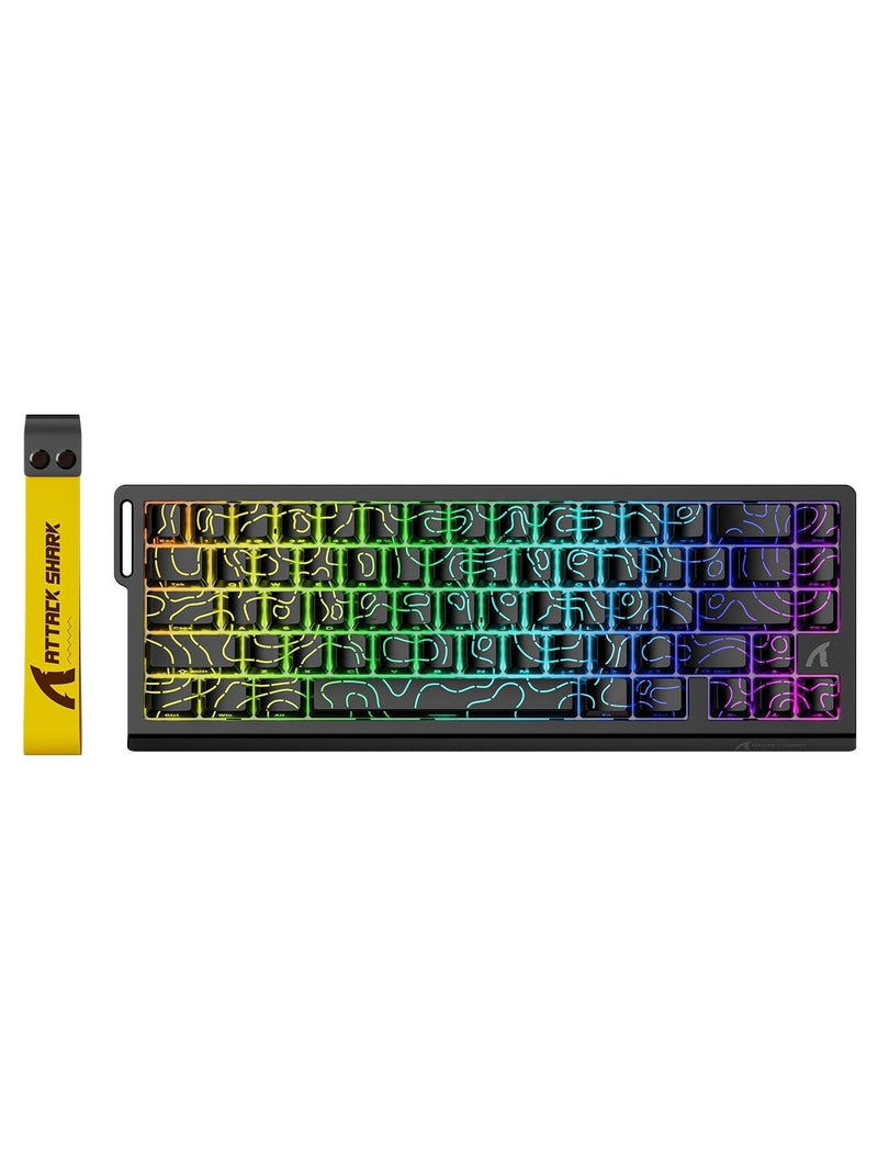 Attack Shark X68 HE - Black Contours - view 2