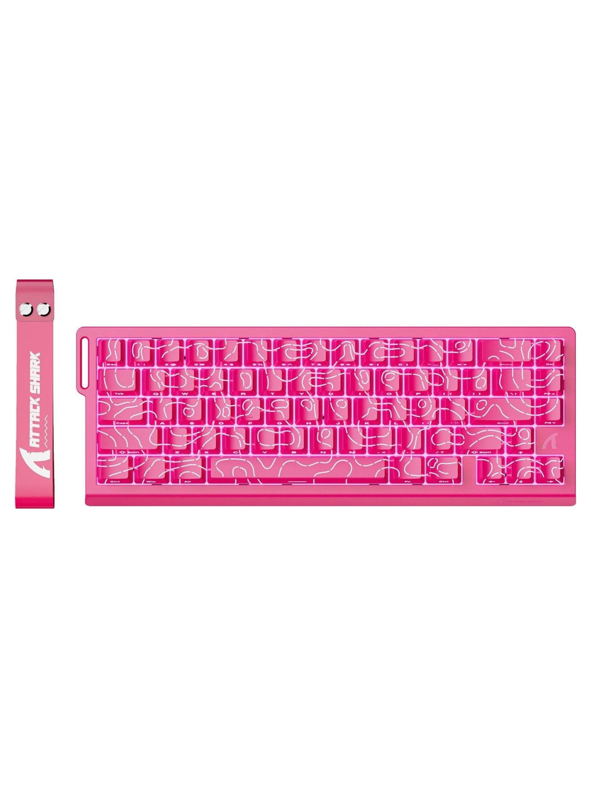 Attack Shark X68 HE - Pink Contours - view 3