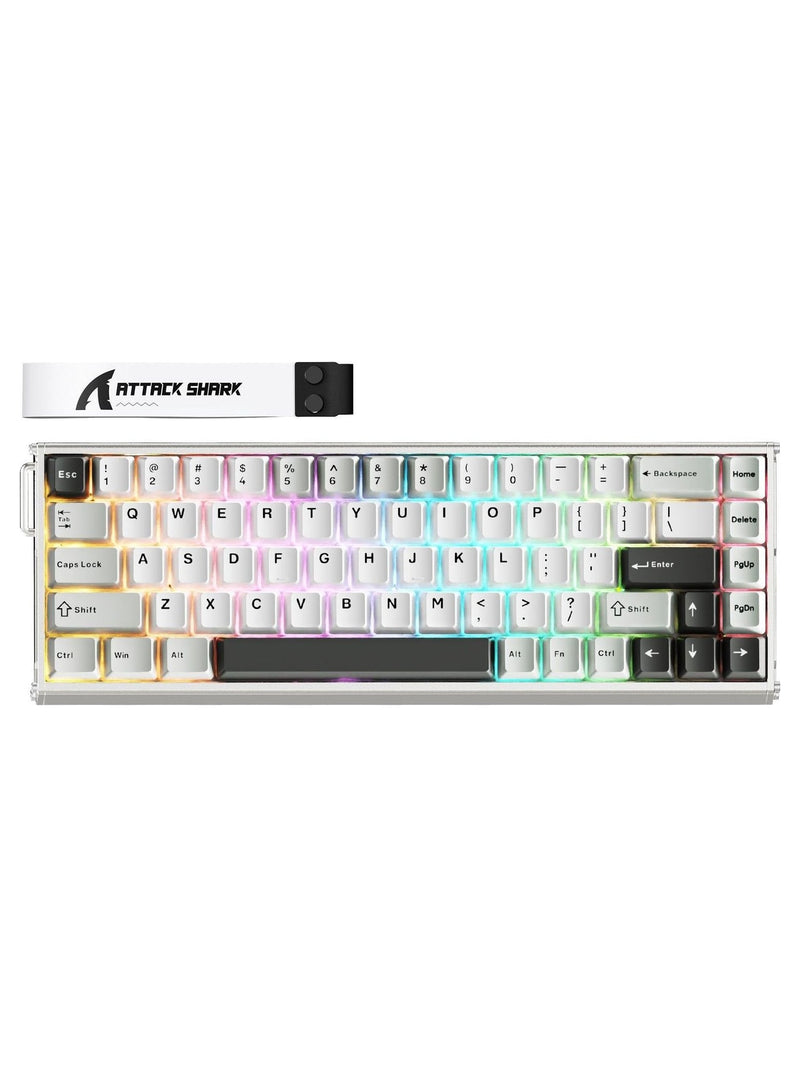 Attack Shark X68 MAX HE - Star White