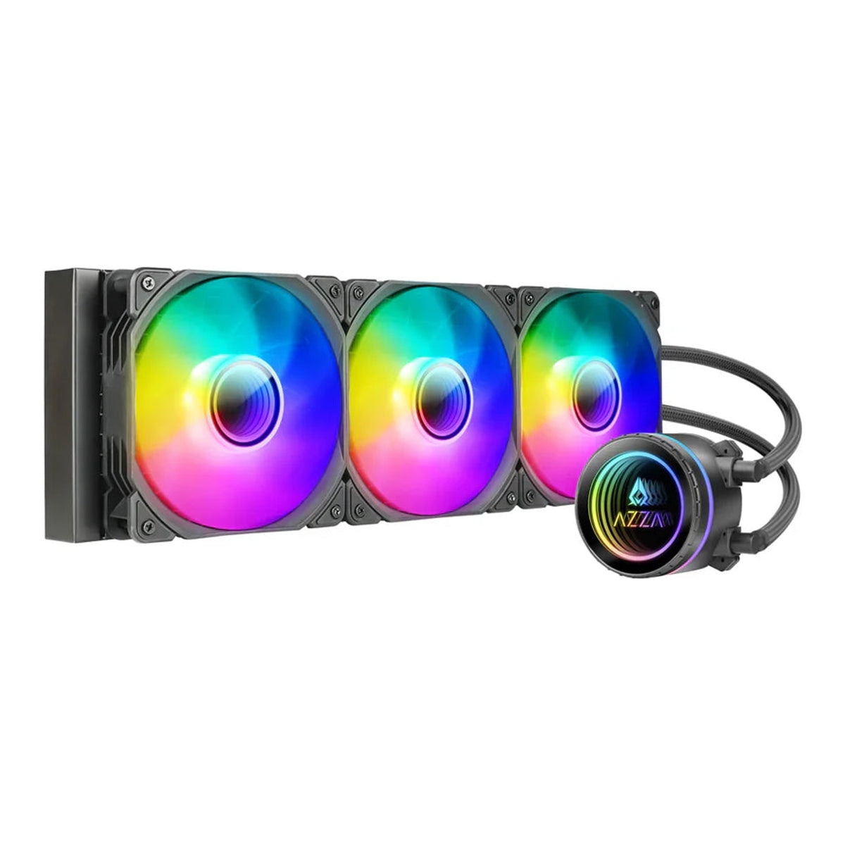 AZZA Galeforce 360 V.3 ARGB AIO Liquid CPU Cooler - view 2
