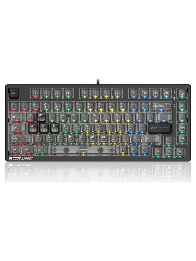 Bloody MS68 RGB Magnetic Switch Gaming Keyboard