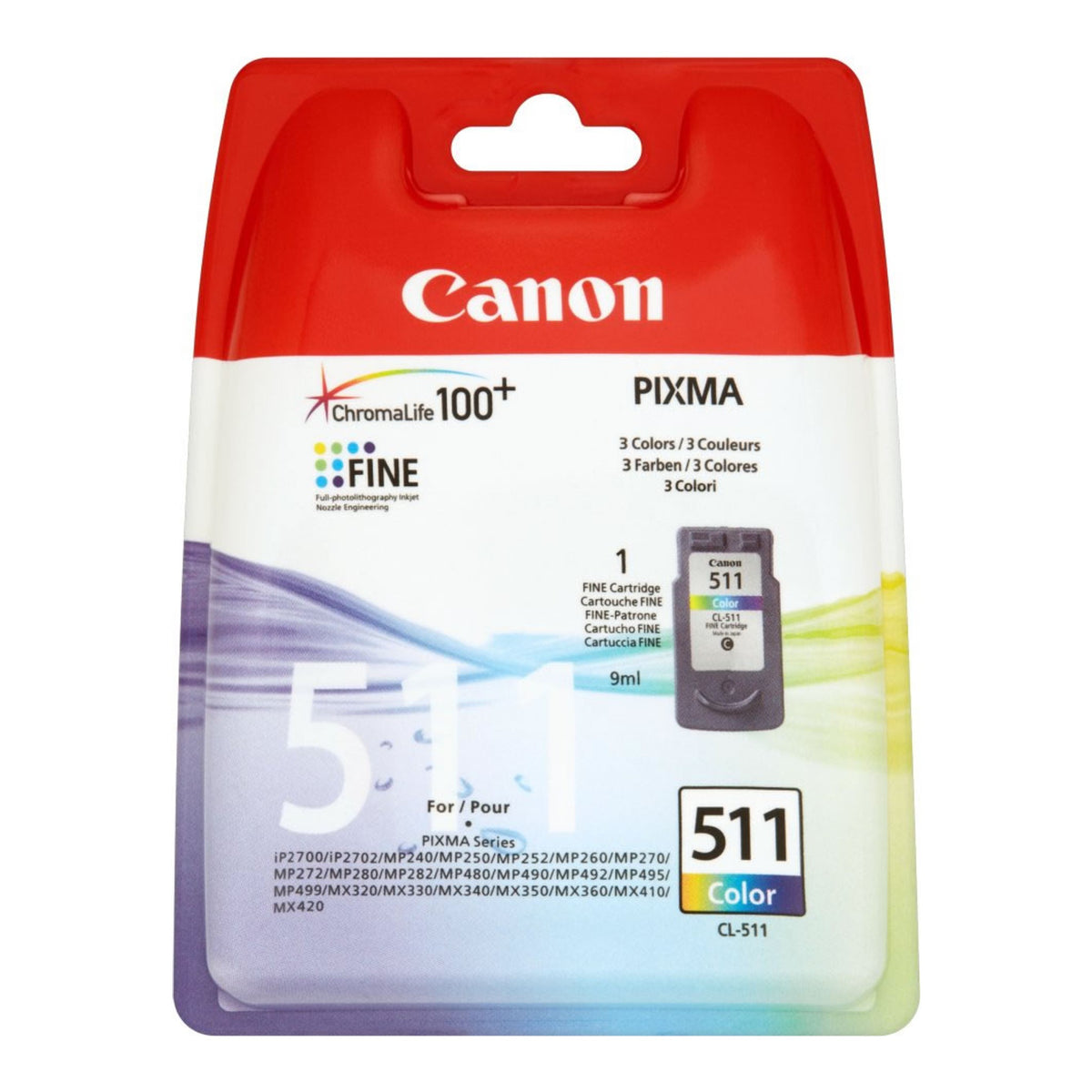 Canon CL-511 Color Ink Cartridge - view 2