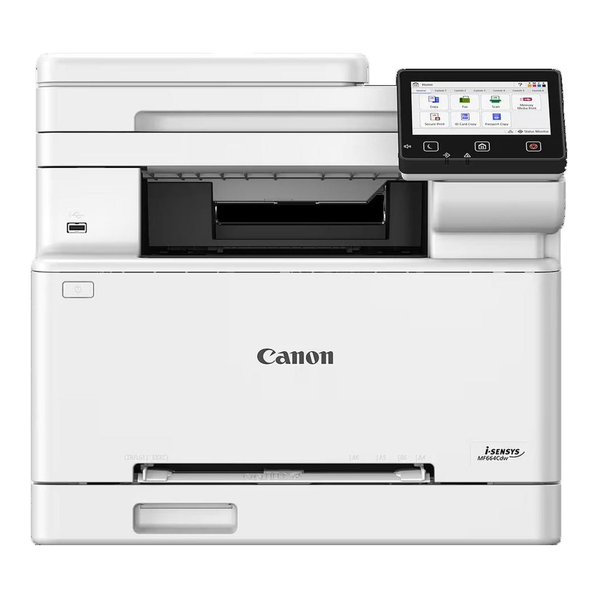 Canon i-SENSYS MF664Cdw Wireless Color Laser Multifunction Printer with ADF - view 3