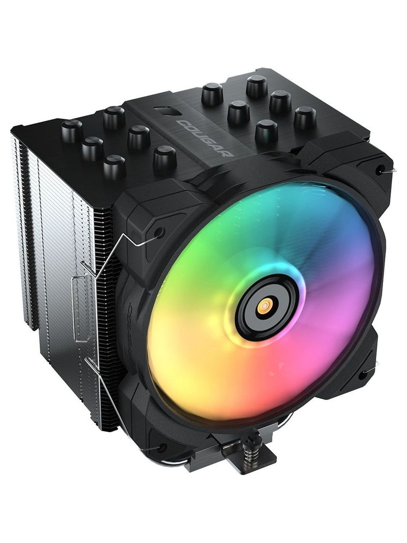 Cougar FORZA 85 ARGB Single-Tower CPU Air Cooler, 6 Heat Pipes, 120mm ARGB PWM Fan - view 2