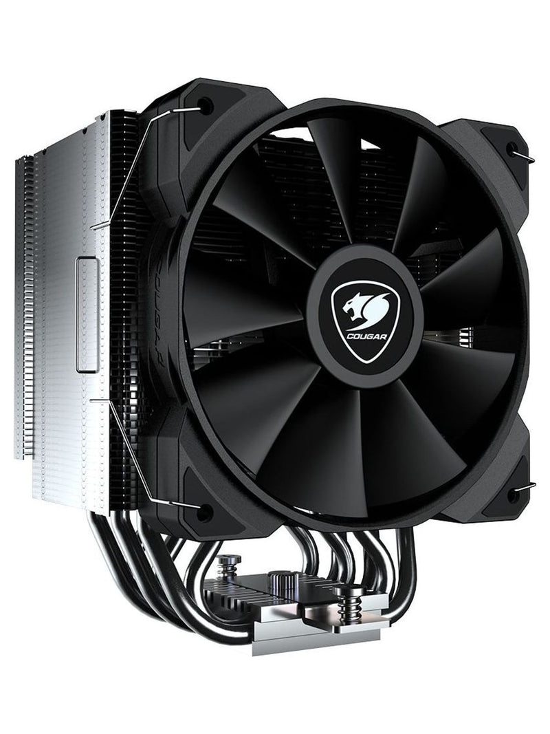 Cougar FORZA 85 Essential Single-Tower CPU Air Cooler, 6 Heat Pipes, 120mm PWM Fan