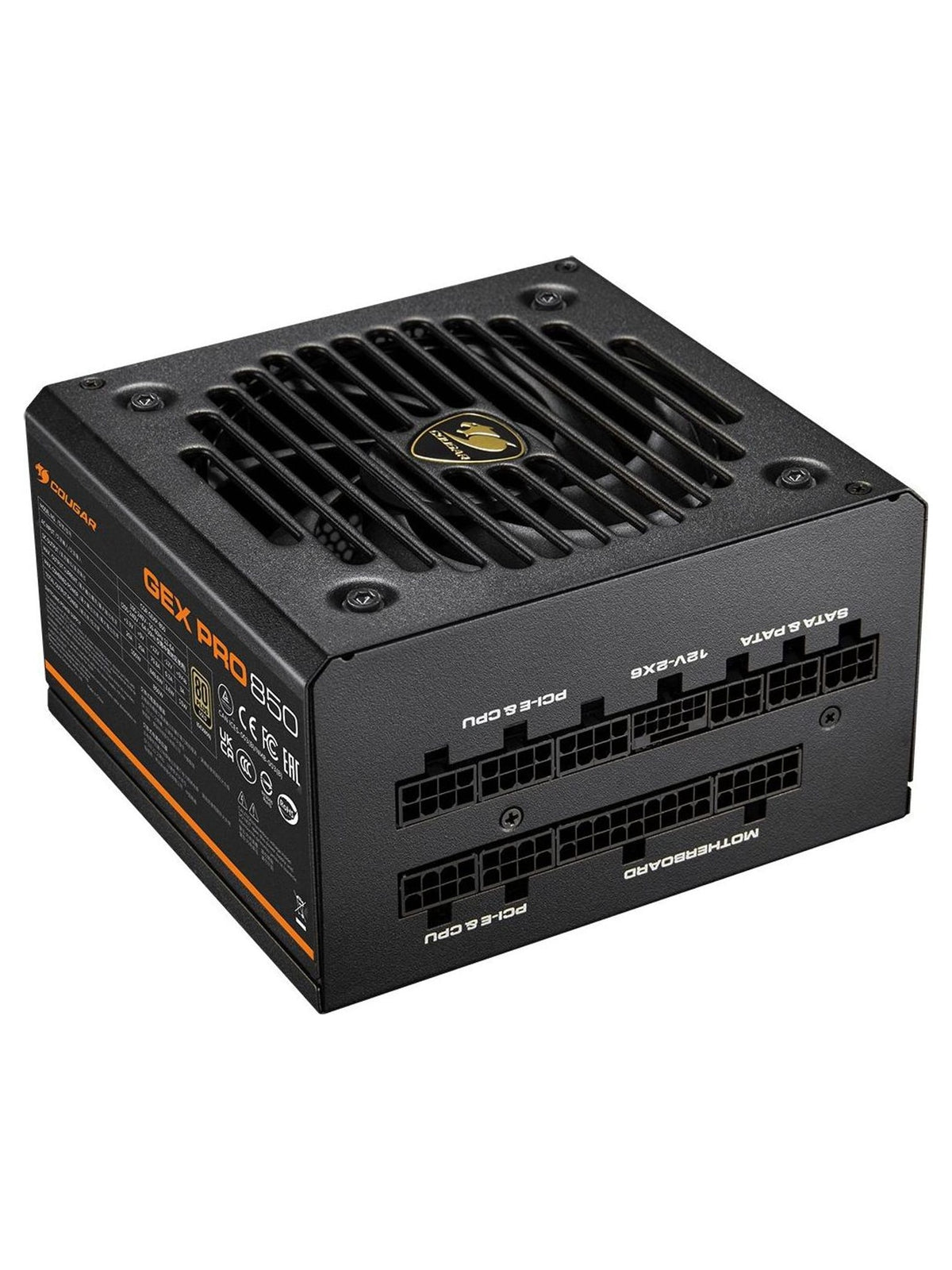 Cougar GEX PRO 850W 80 PLUS Gold Fully Modular Power Supply, ATX 3.1, PCIe 5.1 12V-2x6