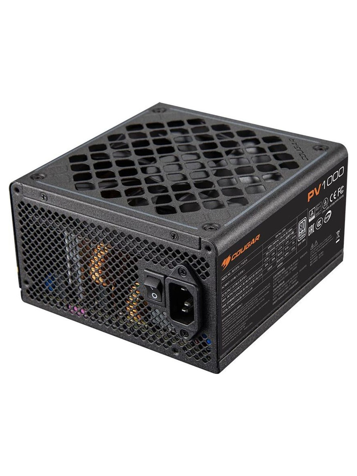 Cougar PV 1000 1000W 80 PLUS Platinum Fully Modular Power Supply, ATX 3.1, PCIe 5.1 12V-2x6 - view 2
