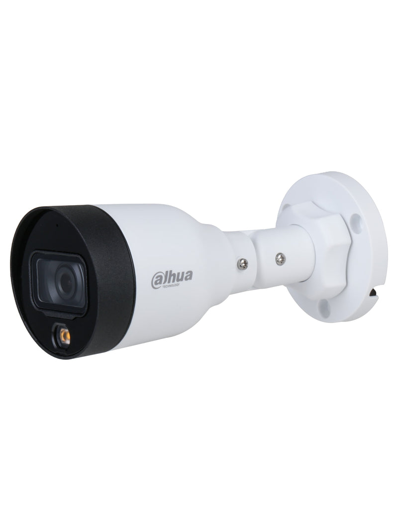 Dahua 2MP Full-Color Bullet IP Camera, 2.8mm, Warm Light 10m, PoE