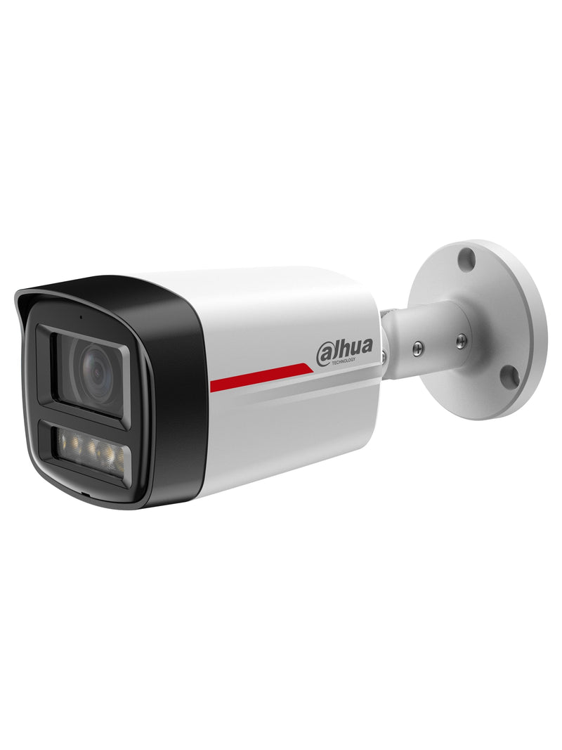 Dahua 6MP WizColor Full-Color Bullet IP Camera, 3.6mm, 30m, Built-in Mic, PoE