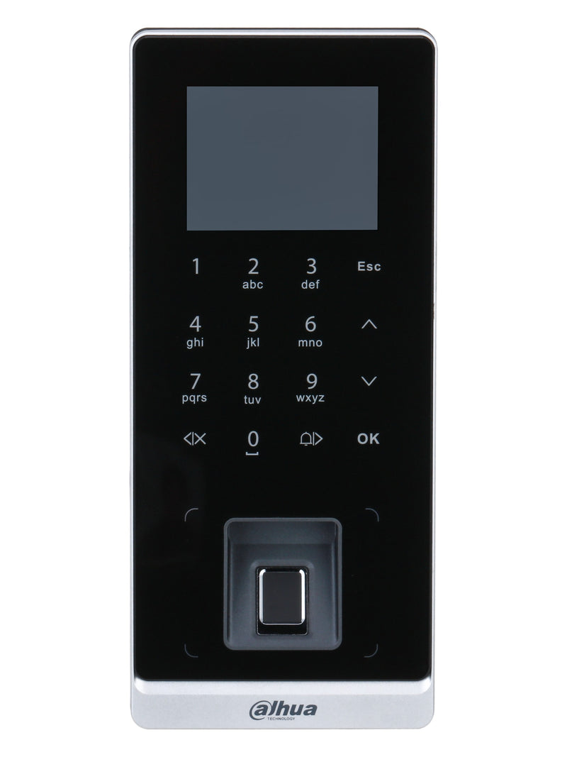 Dahua ASI2212H-W Fingerprint Access Standalone, 2.4" LCD, Wi-Fi, IP65
