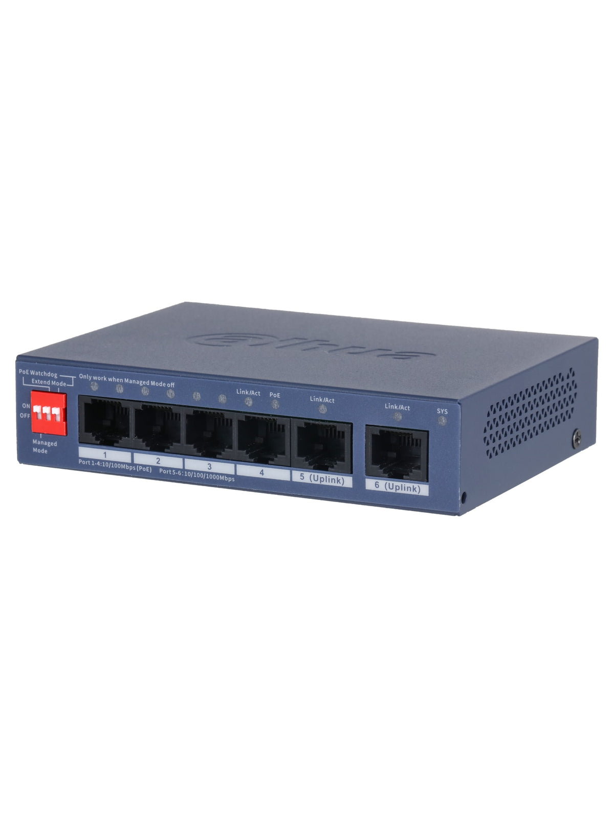 Dahua CS4006-4ET2GT-36 6-Port Cloud Managed Desktop Switch with 4-Port PoE (36W)