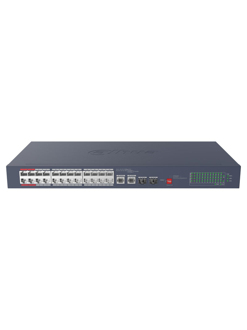 Dahua CS4228-24GT-375-V2 28-Port Cloud Managed Desktop Gigabit Switch with 24-Port PoE (375W) - view 4