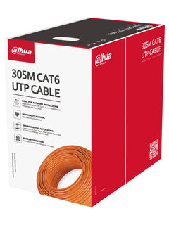Dahua PFM922I Cat6 U/UTP Network Cable, CCA 23AWG, CPR Eca - 305m Orange