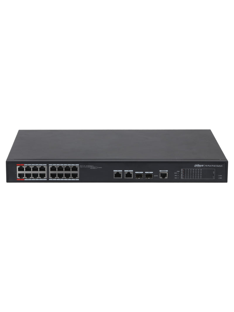 Dahua PFS4218-16ET-190-V3 18-Port Managed Switch with 16-Port PoE (190W)