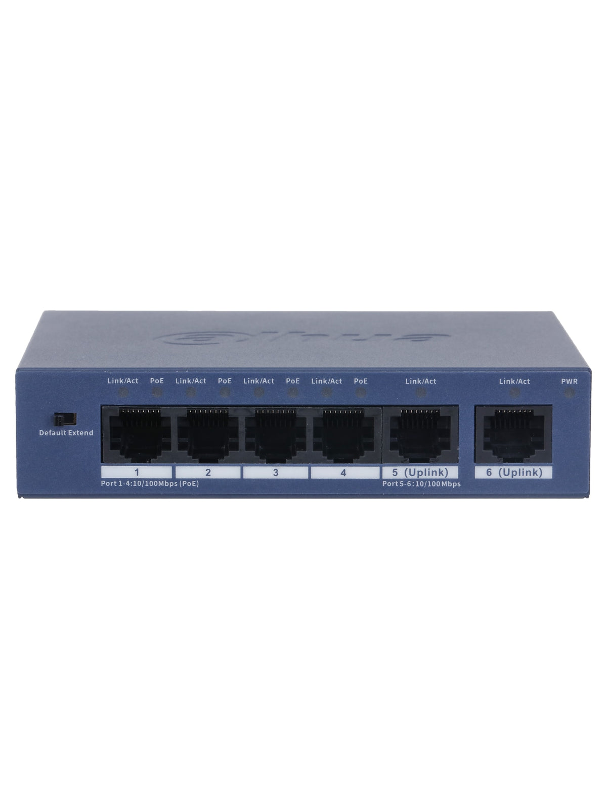 Dahua S3006-4ET-60 6-Port Unmanaged Desktop Switch with 4-Port PoE (60W) - view 2