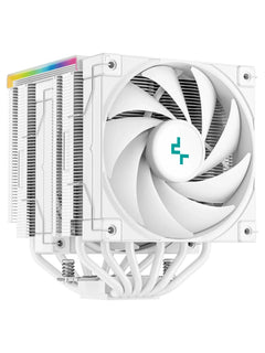 DeepCool AK620 DIGITAL WH Dual-Tower CPU Air Cooler with Status Display