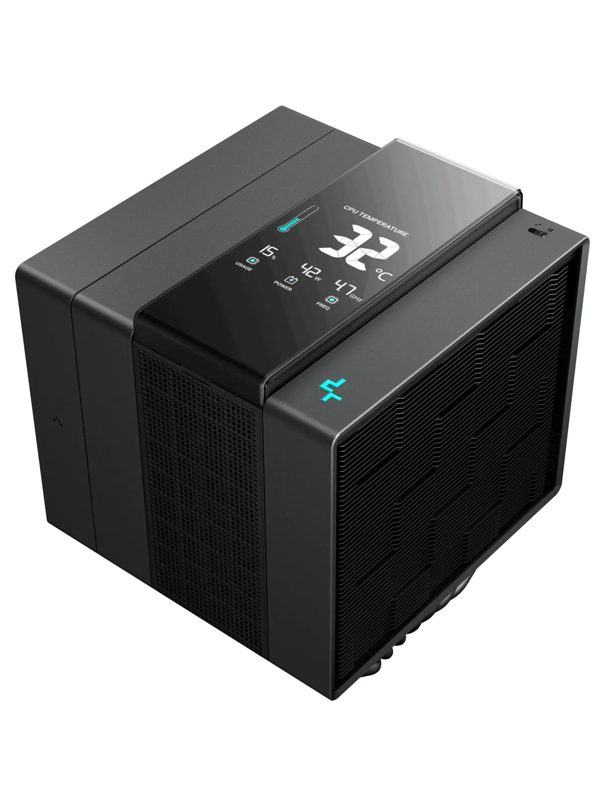 DeepCool ASSASSIN IV VC VISION Dual-Tower CPU Air Cooler with Digital Display