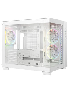 DeepCool CG330 3F Panoramic Dual-Chamber Micro-ATX Case with 3 ARGB Fans - view 2