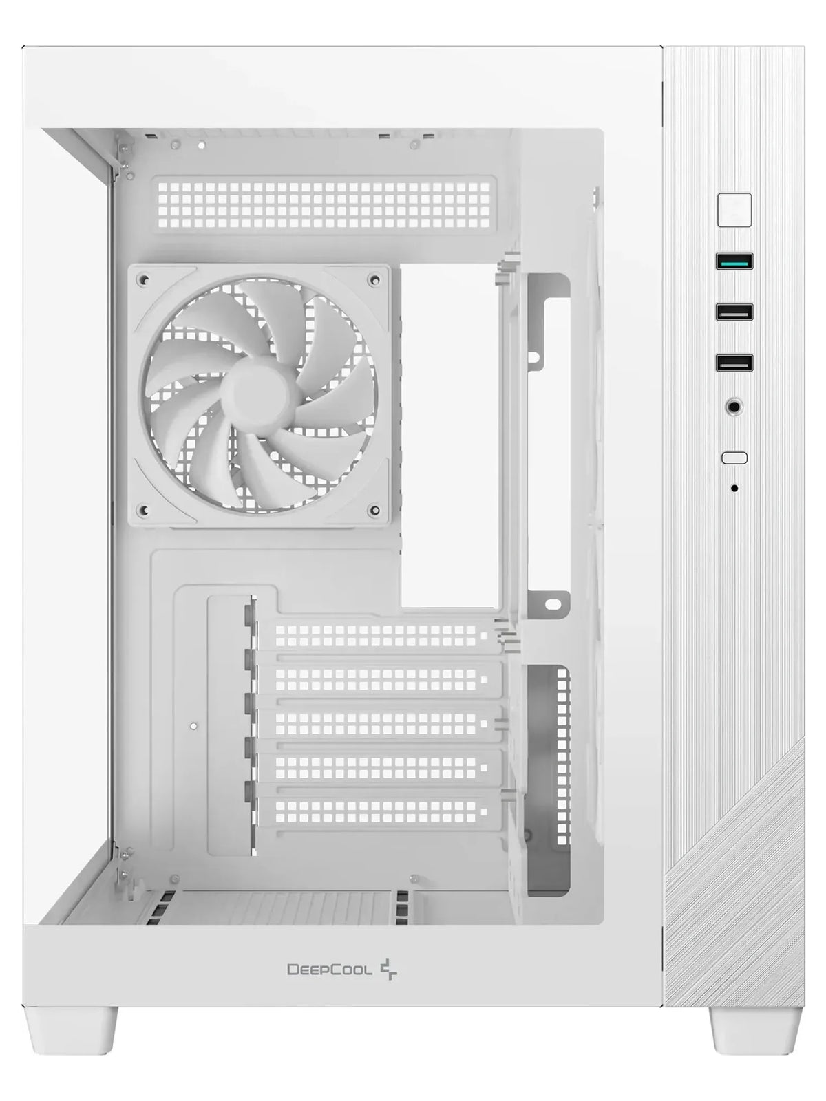 DeepCool CG330 3F Panoramic Dual-Chamber Micro-ATX Case with 3 ARGB Fans - view 3