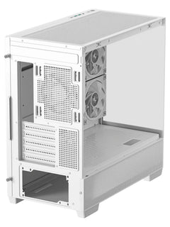 DeepCool CG380 3F Panoramic Micro-ATX Case with 3 ARGB Fans - White - view 10