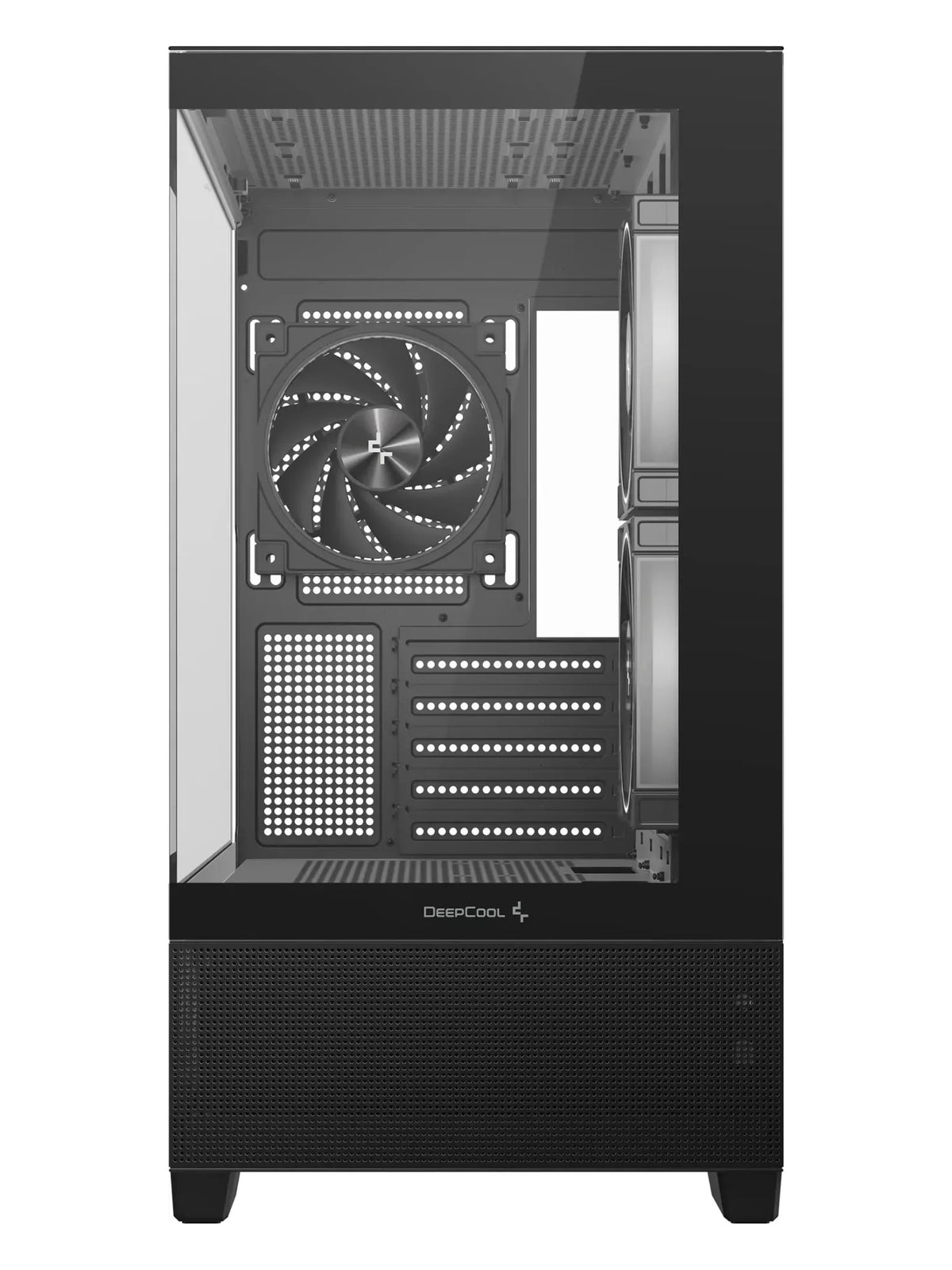 DeepCool CG380 3F Panoramic Micro-ATX Case with 3 ARGB Fans - Black - view 3