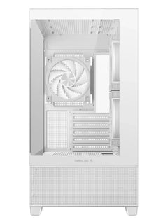DeepCool CG380 3F Panoramic Micro-ATX Case with 3 ARGB Fans - White - view 8