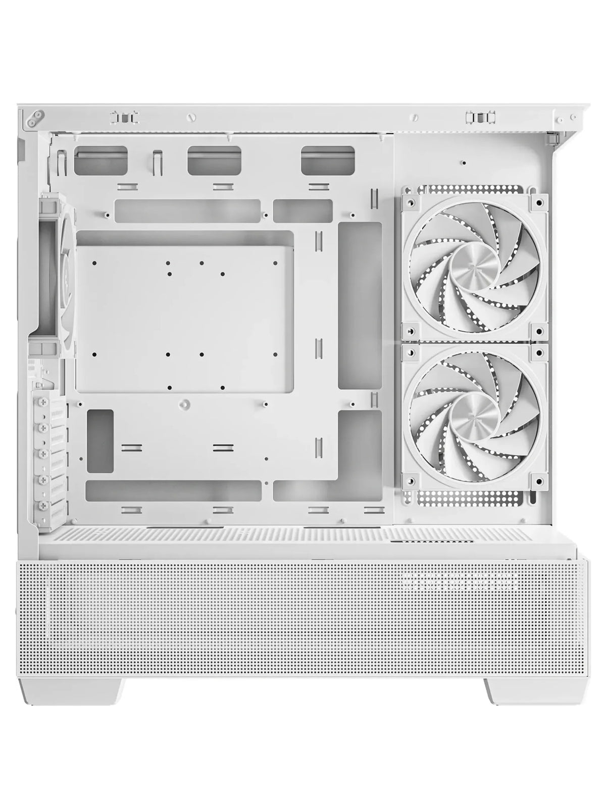 DeepCool CG380 3F Panoramic Micro-ATX Case with 3 ARGB Fans - White - view 9