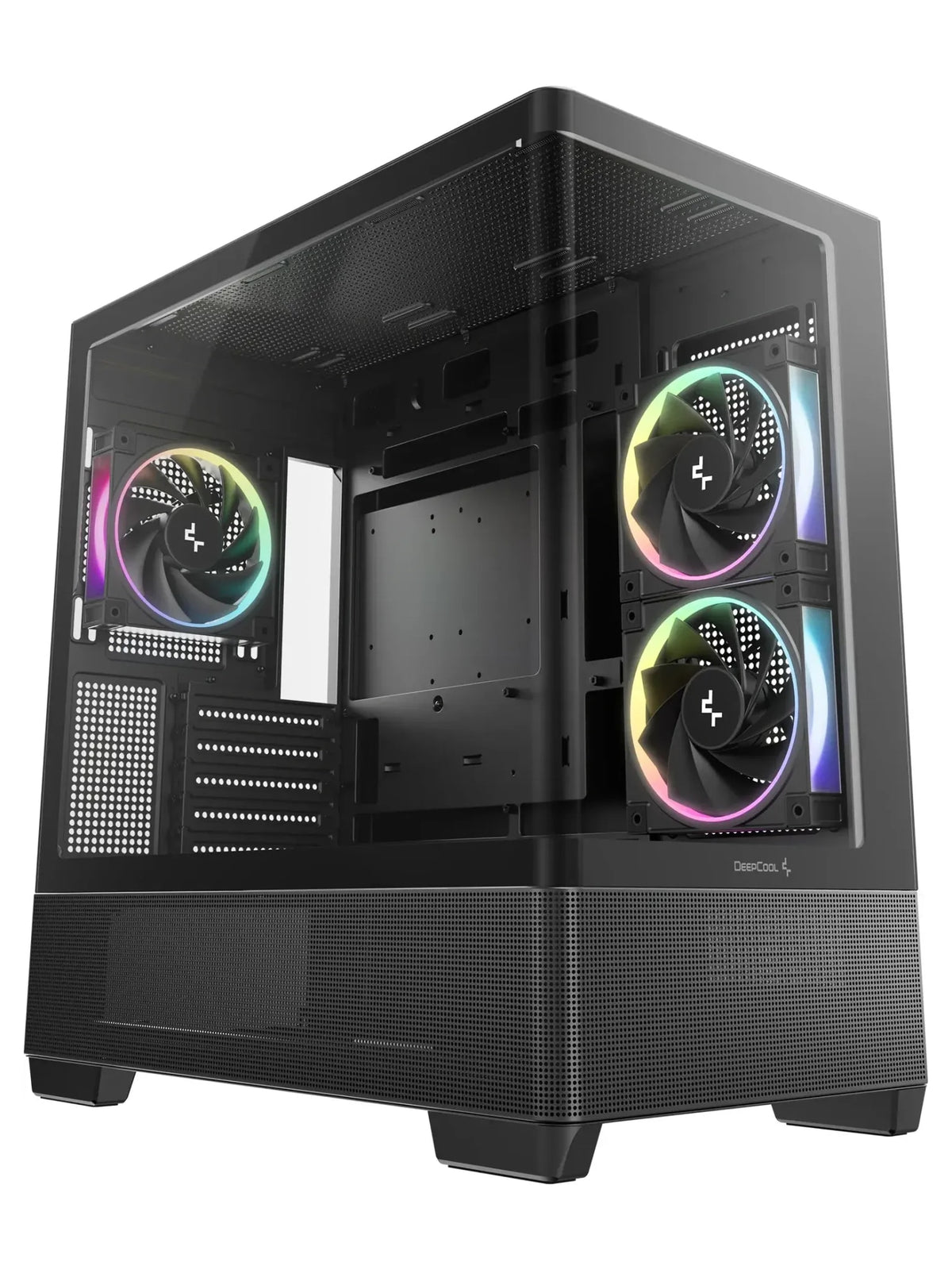 DeepCool CG380U 3F Curved Glass Micro-ATX Case with 3 ARGB Fans