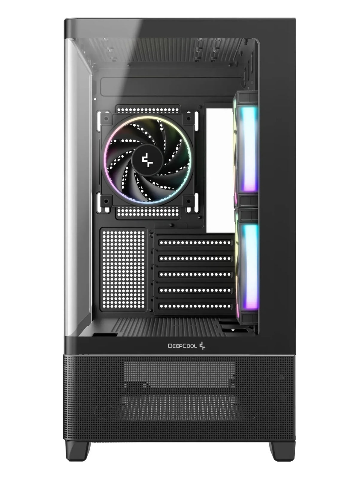 DeepCool CG380U 3F Curved Glass Micro-ATX Case with 3 ARGB Fans - view 2