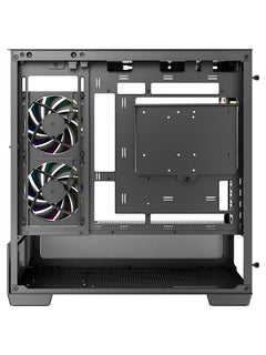 DeepCool CG380U 3F Curved Glass Micro-ATX Case with 3 ARGB Fans - view 4