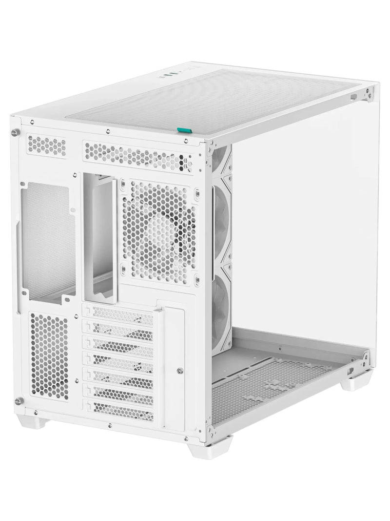 DeepCool CG530 4F Panoramic Dual-Chamber ATX Case with 4 ARGB PWM Fans - White - view 10