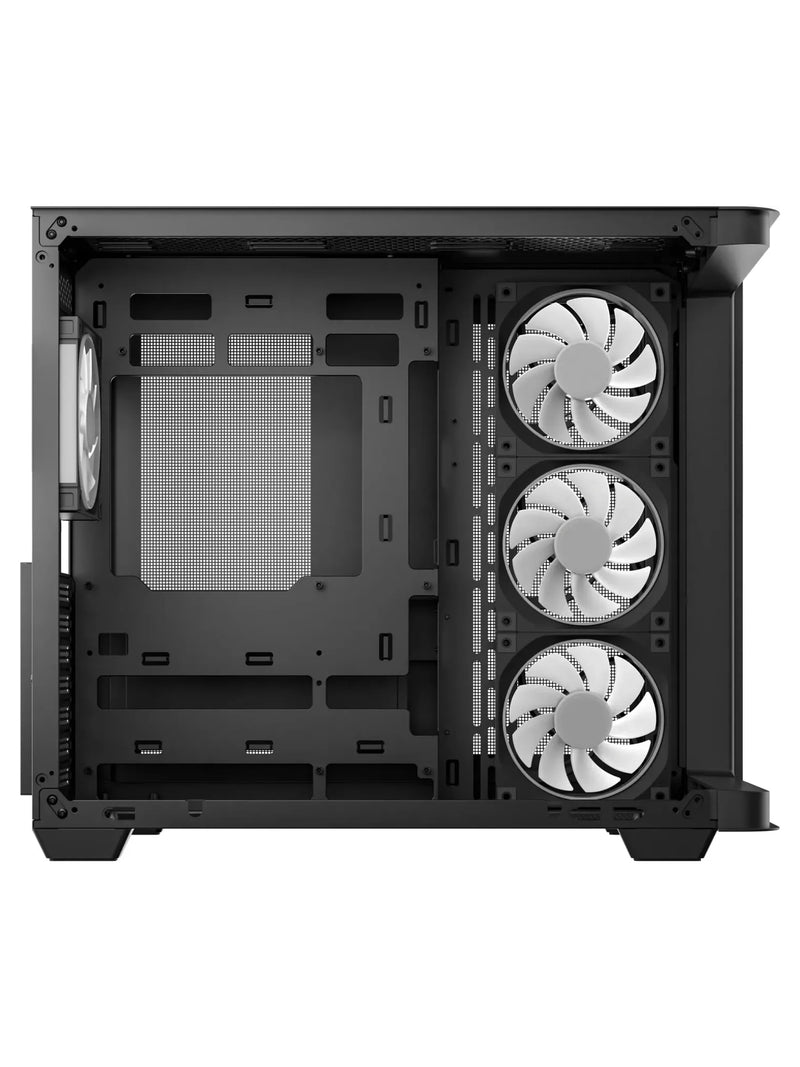 DeepCool CG530U 4F Curved Glass Dual-Chamber ATX Case with 4 ARGB PWM Fans - view 3