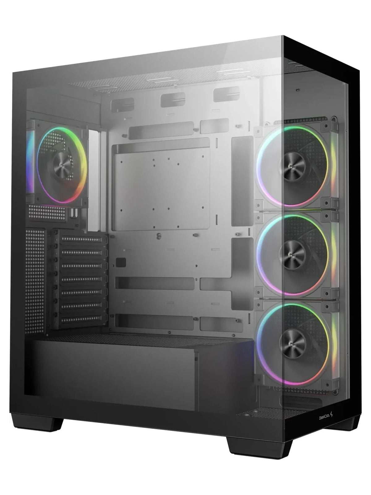 DeepCool CG580 4F V2 Panoramic ATX Case with 4 ARGB PWM Fans - Black - view 2