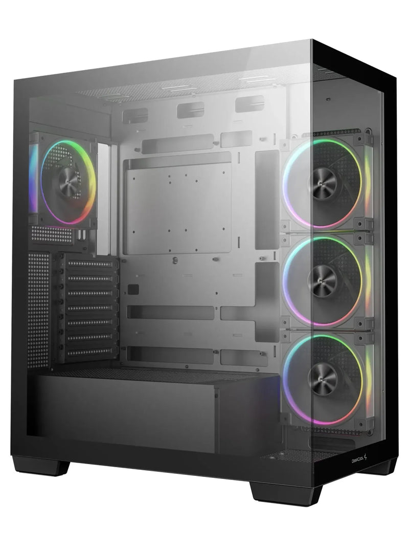 DeepCool CG580 4F V2 Panoramic ATX Case with 4 ARGB PWM Fans - Black - view 2