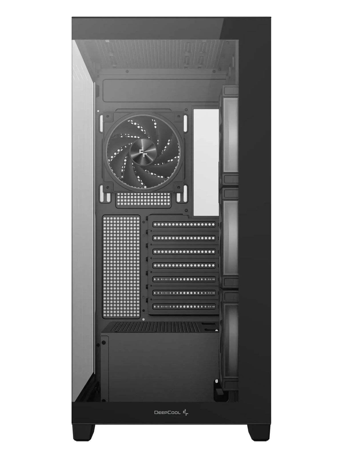 DeepCool CG580 4F V2 Panoramic ATX Case with 4 ARGB PWM Fans - Black - view 3