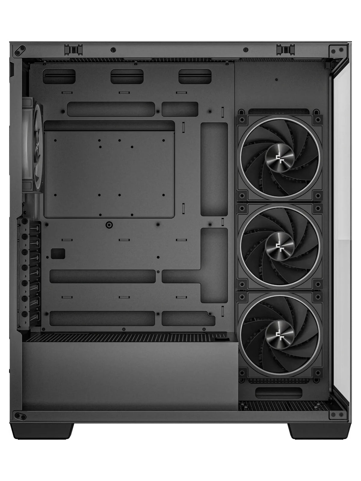DeepCool CG580 4F V2 Panoramic ATX Case with 4 ARGB PWM Fans - Black - view 4