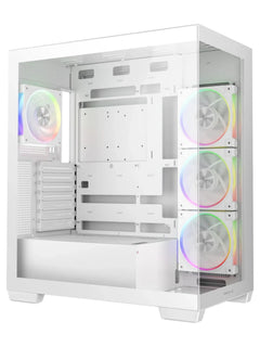 DeepCool CG580 4F V2 Panoramic ATX Case with 4 ARGB PWM Fans - White - view 7