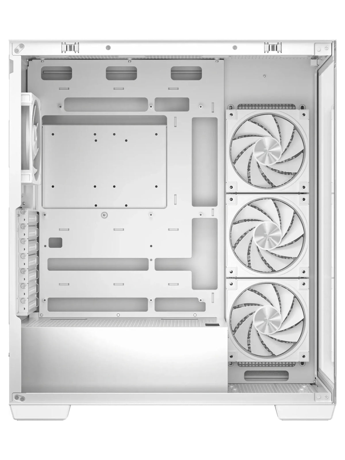 DeepCool CG580 4F V2 Panoramic ATX Case with 4 ARGB PWM Fans - White - view 9