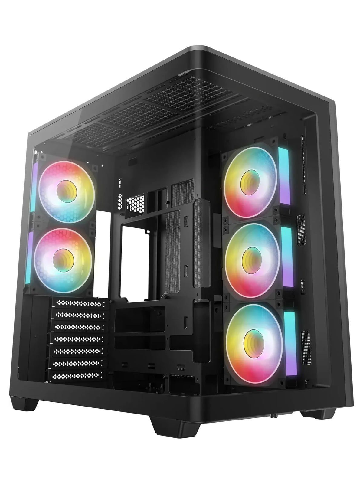 DeepCool CG590U 5F Curved Glass ATX Case with 5 ARGB PWM Fans