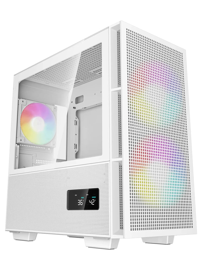 DeepCool CH360 DIGITAL Micro-ATX Airflow Case with Status Screen