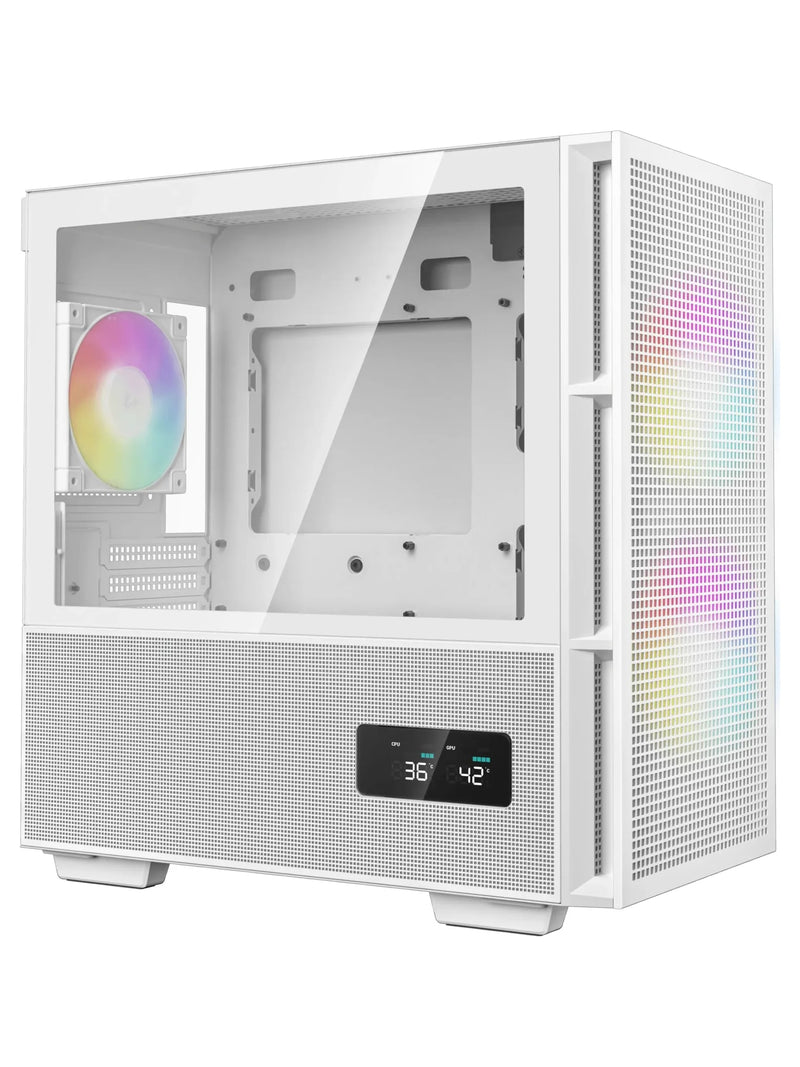 DeepCool CH360 DIGITAL Micro-ATX Airflow Case with Status Screen - view 2
