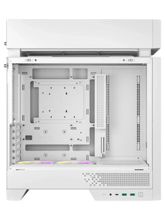 DeepCool CL660 Split-Chamber ATX Panoramic Case with 2 ARGB Fans - view 4