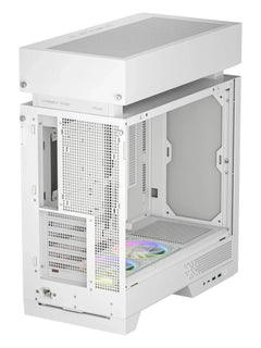 DeepCool CL660 Split-Chamber ATX Panoramic Case with 2 ARGB Fans - view 5