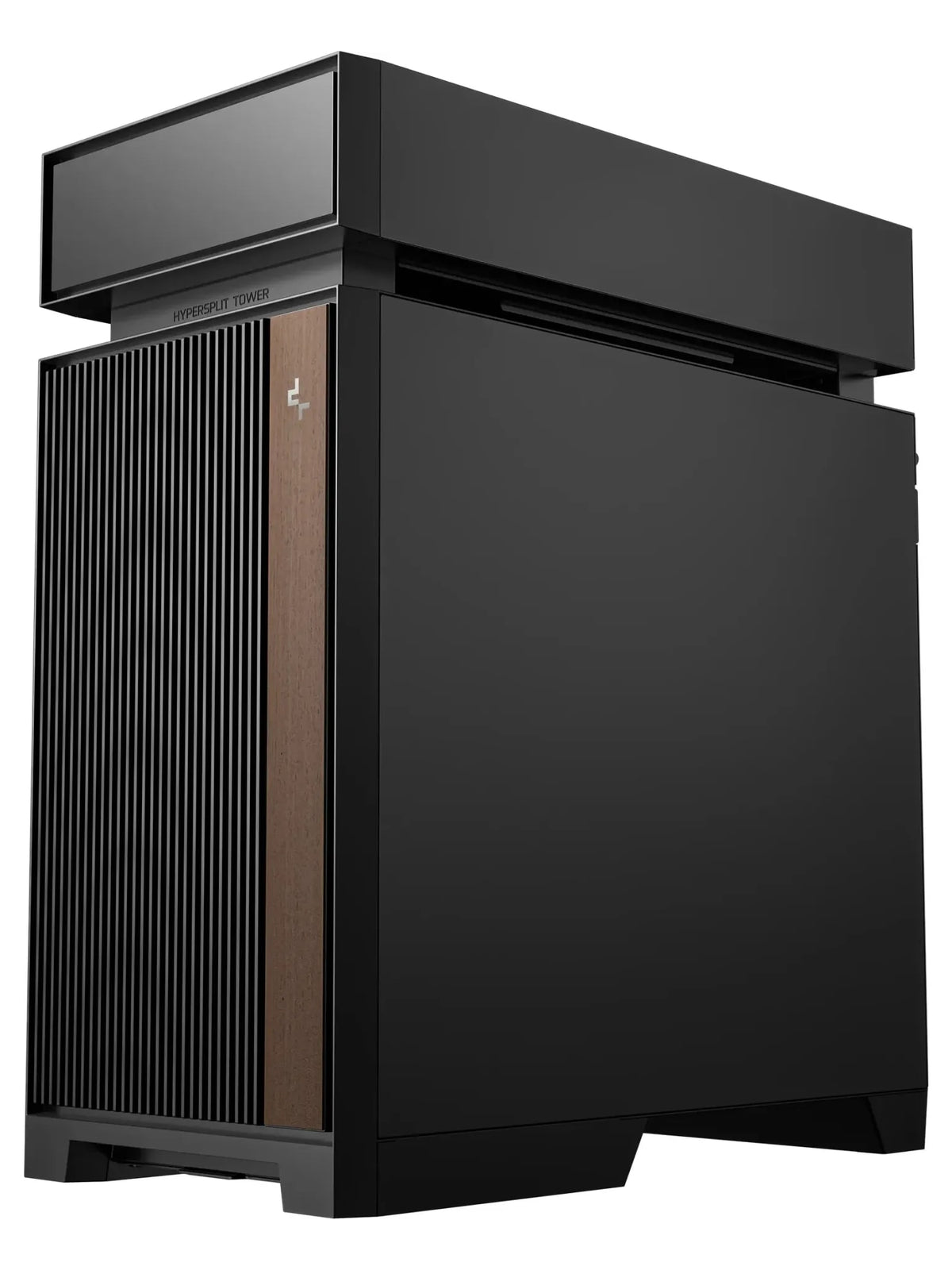 DeepCool CL6600 ATX Case with Real Wood Accents and Pre-Installed 360mm Liquid Cooler - Wood / Black - view 5
