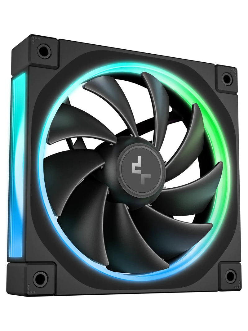 DeepCool FL12 120mm ARGB PWM Case Fan 3-Pack - Black - view 5