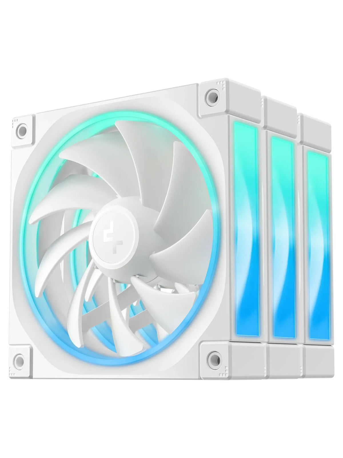DeepCool FL12 120mm ARGB PWM Case Fan 3-Pack - White - view 6