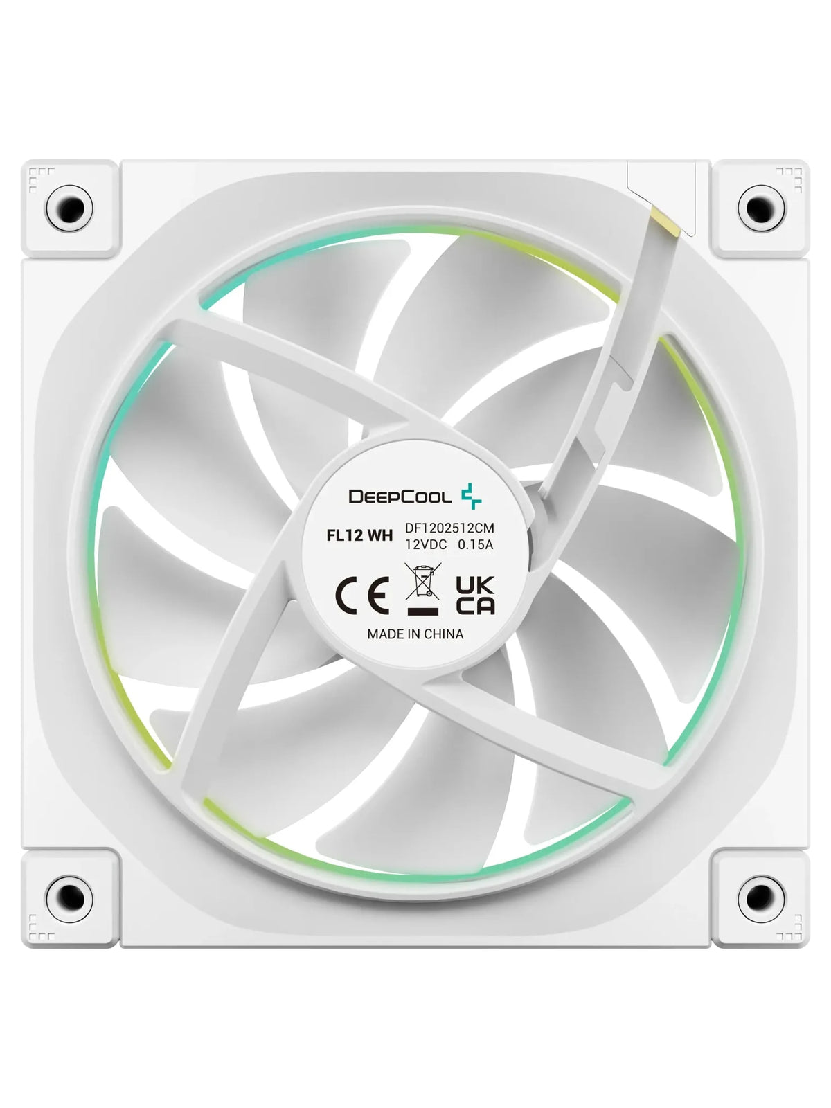 DeepCool FL12 120mm ARGB PWM Case Fan 3-Pack - White - view 9
