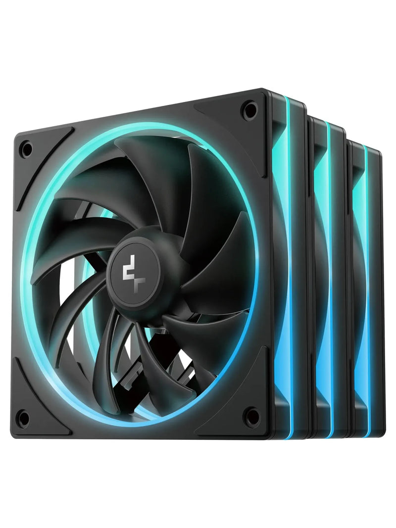 DeepCool FL12 SE 120mm ARGB PWM Case Fan 3-Pack - Black