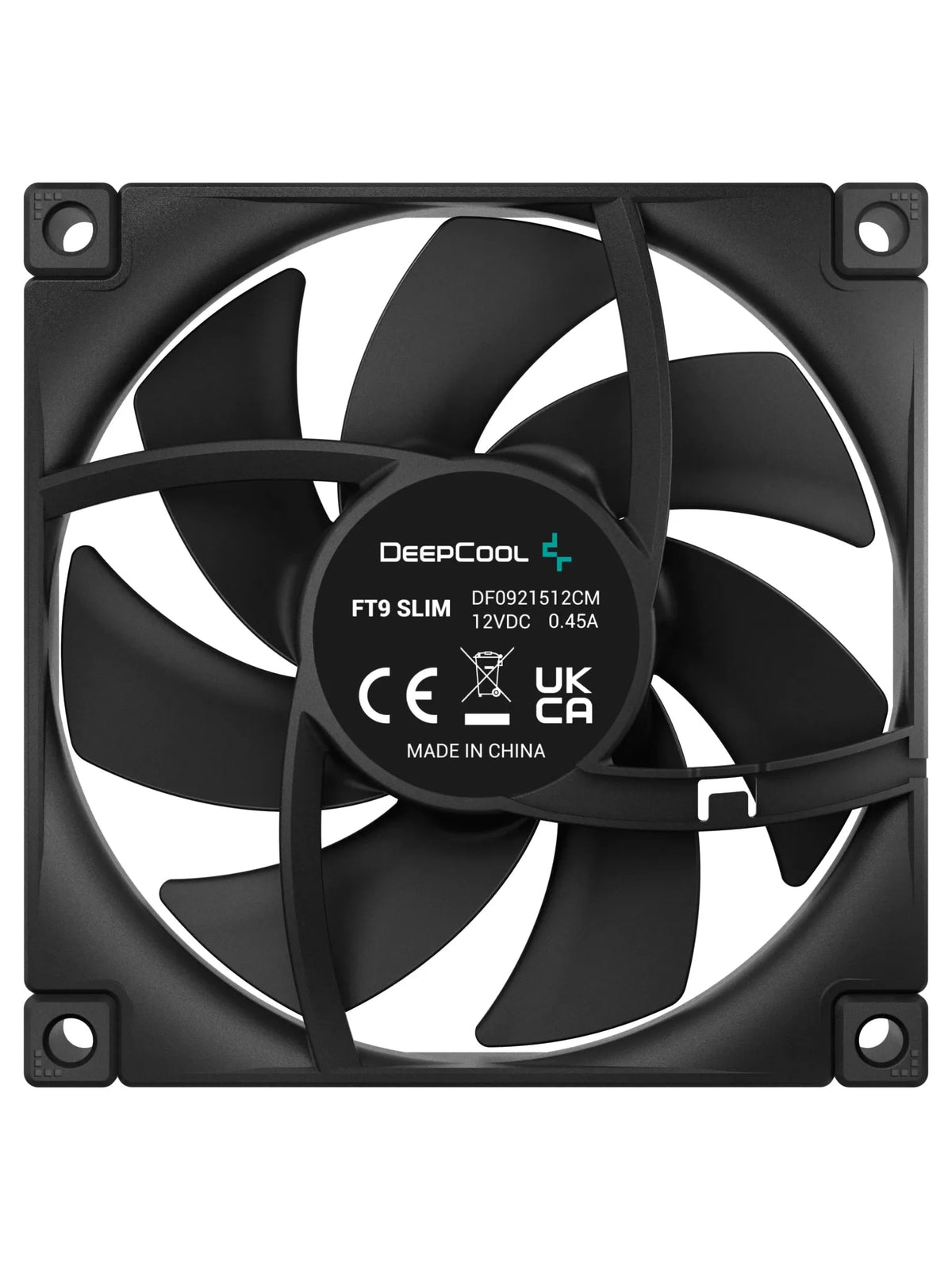 DeepCool FT9 SLIM 92mm Slim PWM Fan with White LED - view 3