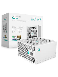 DeepCool GamerStorm PQ1000G WH 1000W 80 Plus Gold ATX 3.1 Fully Modular Power Supply